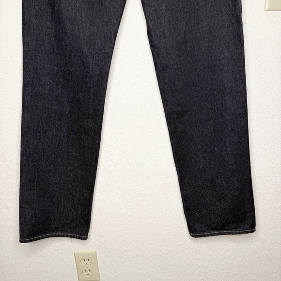 SLVRLAKE London High Rise Straight Leg Jeans Empty Sky Dark Wash - Picture 11 of 14